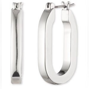Karl Lagerfeld Link Hoop Earrings